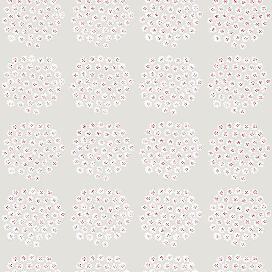 【サンプル】はがせる 壁紙 シール 「marimekko × NU WALLPAPER」Grey Puketti Peel and Stick Wallpaper / MKS4496