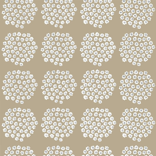 【サンプル】はがせる 壁紙 シール 「marimekko × NU WALLPAPER」Beige Puketti Peel and Stick Wallpaper / MKS4497