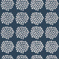 【サンプル】はがせる 壁紙 シール 「marimekko × NU WALLPAPER」Navy Puketti Peel and Stick Wallpaper / MKS4498