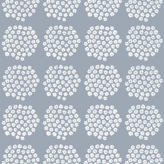 【サンプル】はがせる 壁紙 シール 「marimekko × NU WALLPAPER」Blue Puketti Peel and Stick Wallpaper / MKS4499