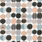 【サンプル】はがせる 壁紙 シール「marimekko×NU WALLPAPER」Pink and Grey Kompotti Peel and Stick Wallpaper / MKS4500