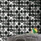 はがせる 壁紙 シール 「marimekko × NU WALLPAPER」Black and White Kompotti Peel and Stick Wallpaper / MKS4501