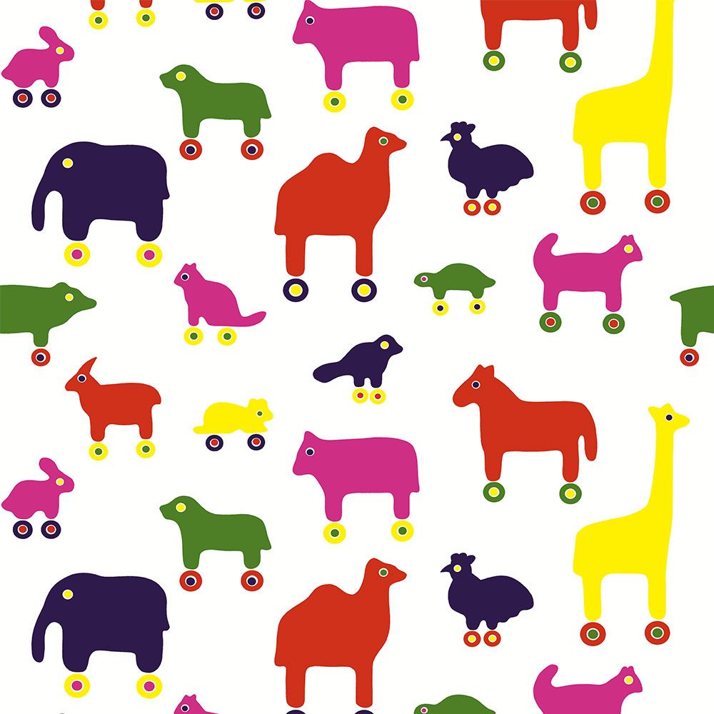 【サンプル】はがせる 壁紙 シール 「marimekko × NU WALLPAPER」Multi Rulla Peel and Stick Wallpaper / MKS4502