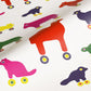 はがせる 壁紙 シール 「marimekko × NU WALLPAPER」Multi Rulla Peel and Stick Wallpaper / MKS4502