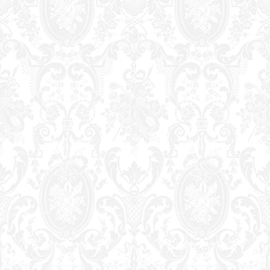 【サンプル】はがせる壁紙 のりなしタイプ  Mon Sucrier ダマスク・レース クイーンマリー NMS-CM07 オパール