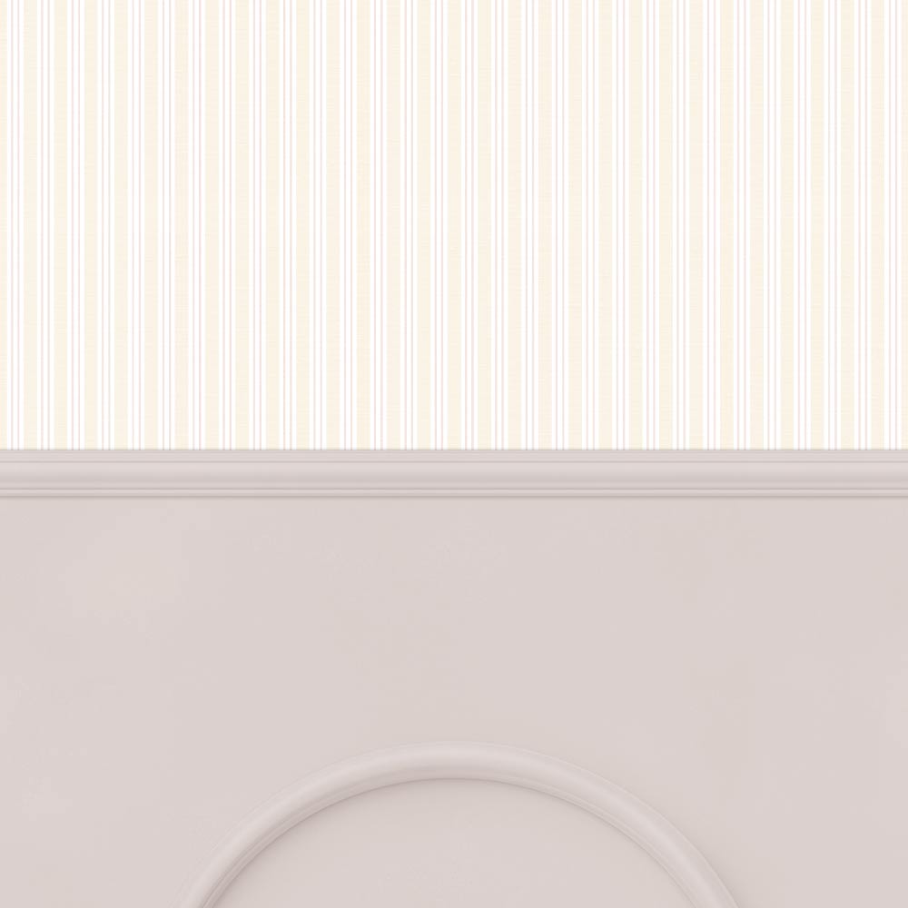 【サンプル】はがせる壁紙 のりなしタイプ パネリングカントリー NMS-CTP04 時計×グレージュアーチ