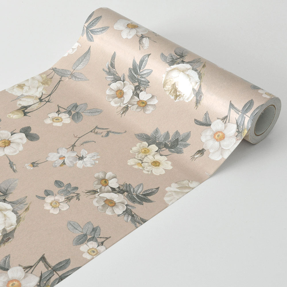 マステ感覚で貼る壁紙 EASY WALL TAPE シークレットガーデン/ミルクティー EMS11 Mon Sucrier イージーウォールテープ （幅23cm×6m）