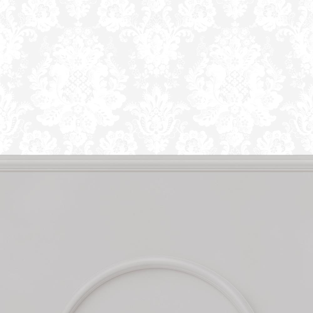 【サンプル】はがせる壁紙 のりなしタイプ パネリングゴージャス NMS-GGP03 ムーンストーン×グレーアーチ