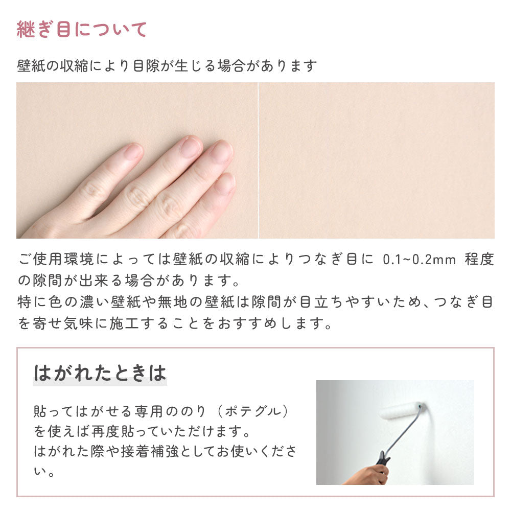 壁紙の継ぎ目について