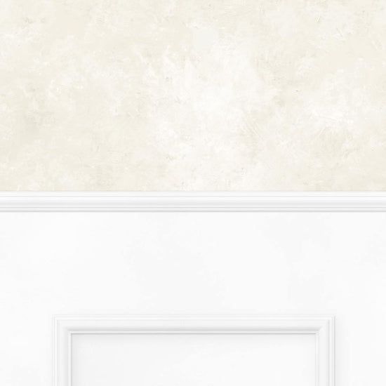 【サンプル】はがせる壁紙 のりなしタイプ パネリングカラーモルタル NMS-MTP01 エクリュ×ホワイトスクエア