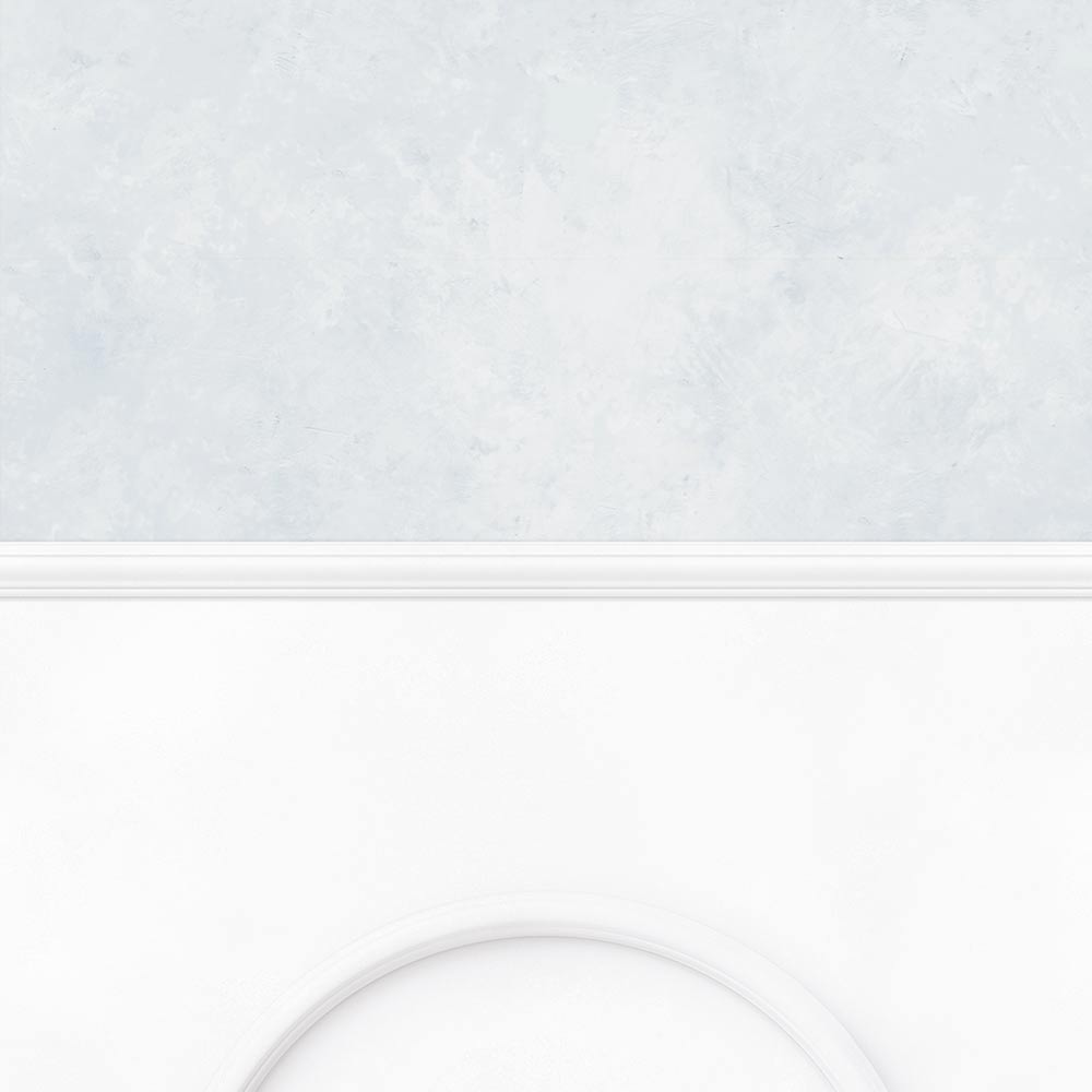 【サンプル】はがせる壁紙 のりなしタイプ パネリングカラーモルタル NMS-MTP05 ペールブルー×ホワイトアーチ