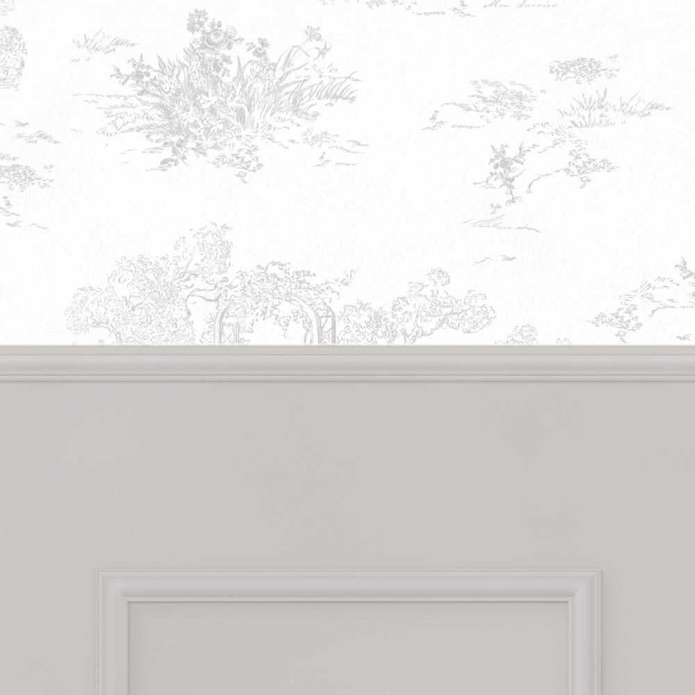 【サンプル】はがせる壁紙 のりなしタイプ パネリングトワル NMS-TGP03 ミスト×グレースクエア