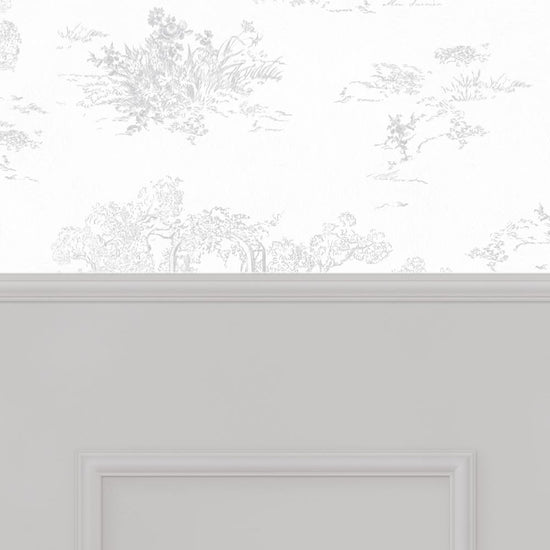 【サンプル】はがせる壁紙 のりなしタイプ パネリングトワル NMS-TGP03 ミスト×グレースクエア