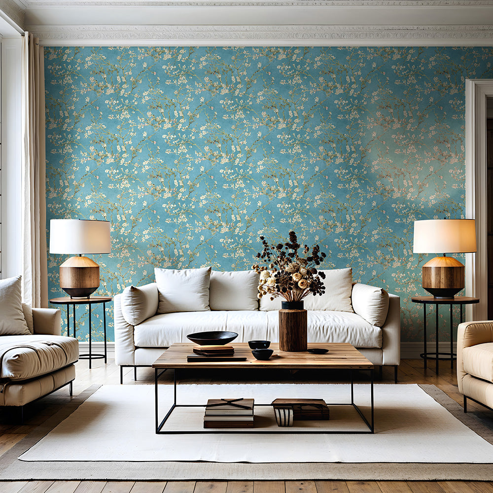 【生のり付き】輸入壁紙 Marburg (マルブルグ) / Almond Blossom MT17140