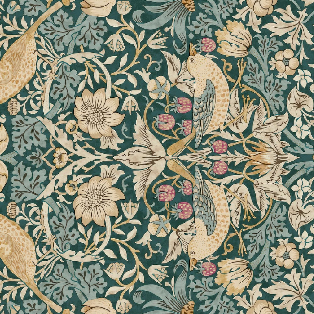 mt CASA FLEECE 幅広 マスキングテープ Morris & Co. ウィリアム モリス Strawberry Thief MTCAF2362