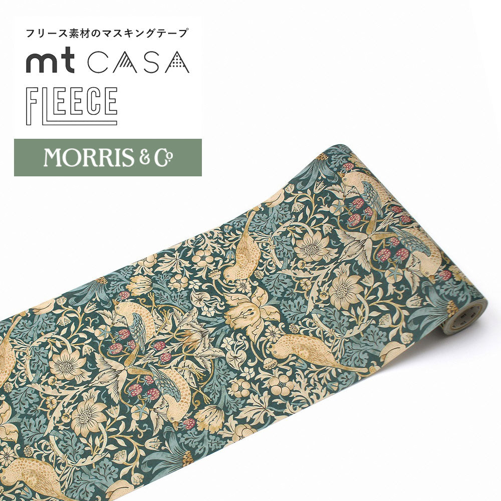 mt CASA FLEECE 幅広 マスキングテープ Morris & Co. ウィリアム モリス Strawberry Thief MTCAF2362
