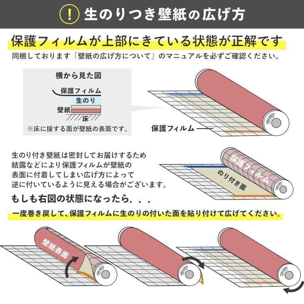 生のり付き【30m+施工道具セット】お買い得 国産壁紙 クロス / ルノン / パターン柄 RM-855