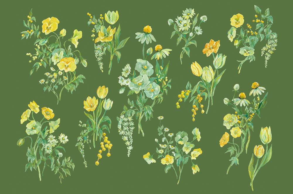 LIGHT BLOOMS Forest Green NSO-T00003