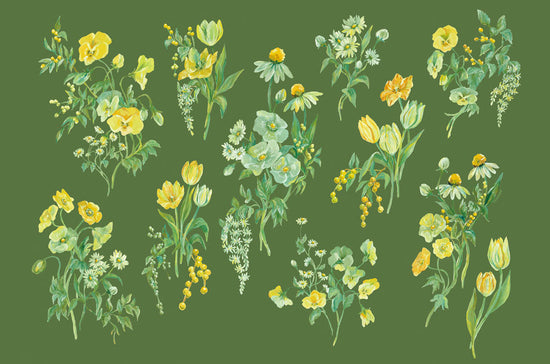 LIGHT BLOOMS Forest Green NSO-T00003