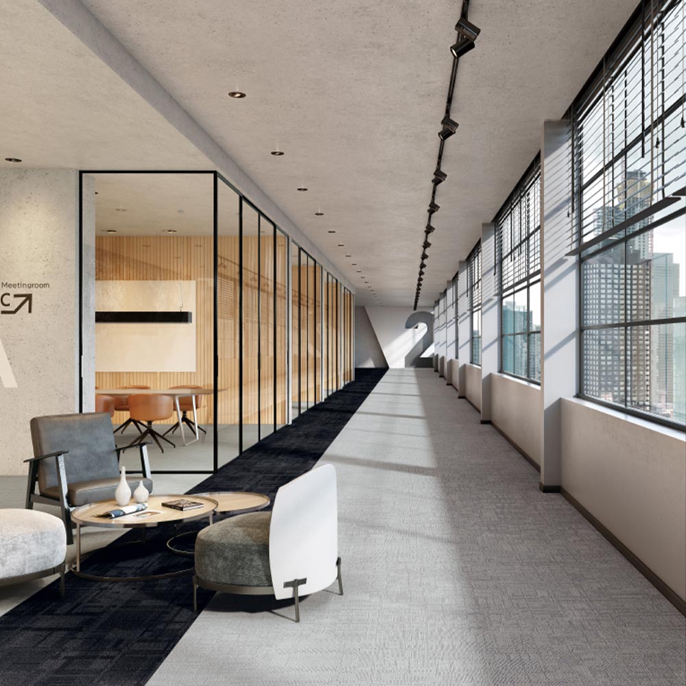 業務用タイルカーペット サンゲツ NT700 NTH-7000 F-ecoシリーズ DAY’SCAPE / SHADOW ESSENCE F シャドウエッセンス F 【1ケース（20枚）単位】 NTH-70001 のりなし 重歩行 制電 土足OK オフィス