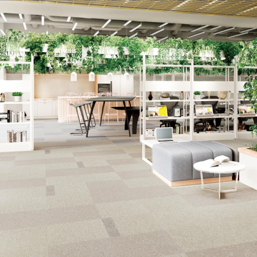 業務用タイルカーペット サンゲツ NT700 NTH-7140 D-ecoシリーズ ILLUMINA EARTH D イルミナ・アース D 【1ケース（20枚）単位】 NTH-71401 のりなし 重歩行 制電 土足OK オフィス