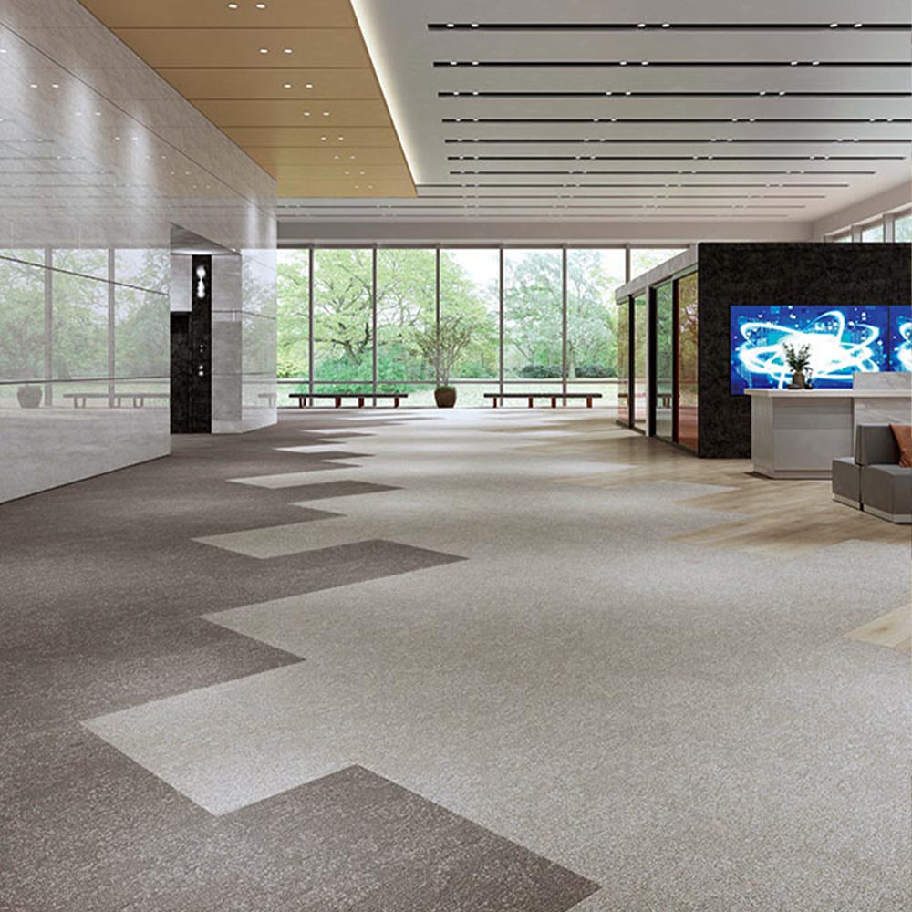 業務用タイルカーペット サンゲツ NT700 NTH-7140 D-ecoシリーズ ILLUMINA EARTH D イルミナ・アース D 【1枚単位】 NTH-71403 のりなし 重歩行 制電 土足OK オフィス