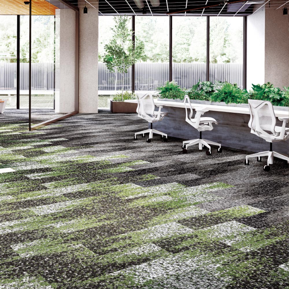 業務用タイルカーペット サンゲツ NT700 NTH-7210 F-ecoシリーズ FIELD VIEW PLANK F フィールドビュープランク F 【1ケース（16枚）単位】 NTH-72104 のりなし 重歩行 制電 土足OK オフィス