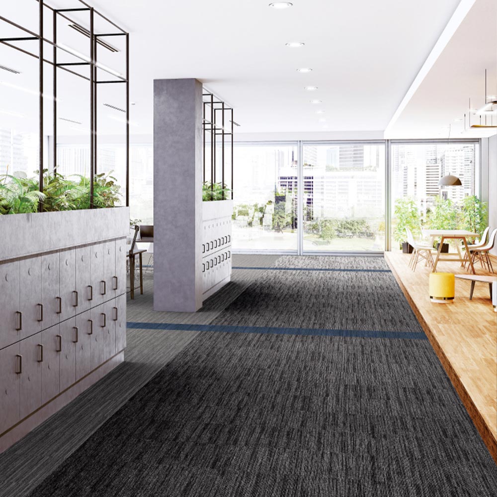 業務用タイルカーペット サンゲツ NT700 NTH-880 F-ecoシリーズ MISTY F ミスティ F 【1ケース（20枚）単位】 NTH-881 のりなし 重歩行 制電 土足OK オフィス