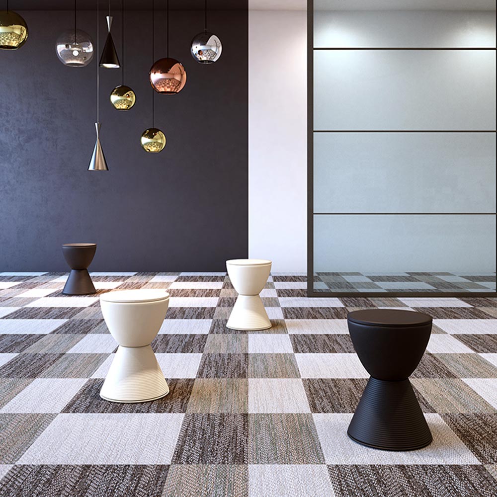 業務用タイルカーペット サンゲツ NT700 NTP-7080 D-ecoシリーズ CHIFFON PLAIN D シフォンプレーン D 【1ケース（20枚）単位】 NTP-70801 のりなし 重歩行 制電 土足OK オフィス