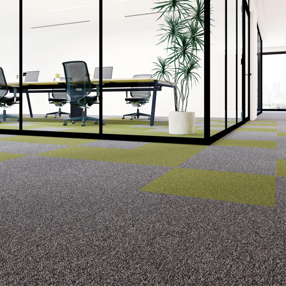 業務用タイルカーペット サンゲツ NT700 NTP-7110 D-ecoシリーズ MIX PLAIN D ミックスプレーン D 【1ケース（20枚）単位】 NTP-71106 のりなし 重歩行 制電 土足OK オフィス