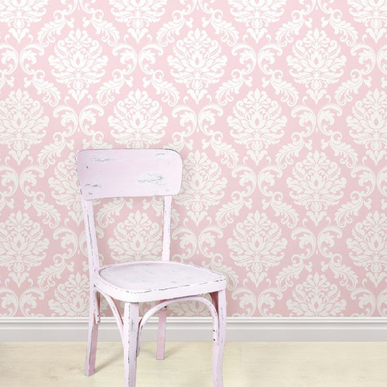 はがせる 壁紙 シール 「NU WALLPAPER」 Pink Ariel Peel And Stick Wallpaper / NU1397