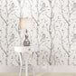 はがせる 壁紙 シール 「NU WALLPAPER」 Gray Woods Peel And Stick Wallpaper / NU1412(NUS1412)