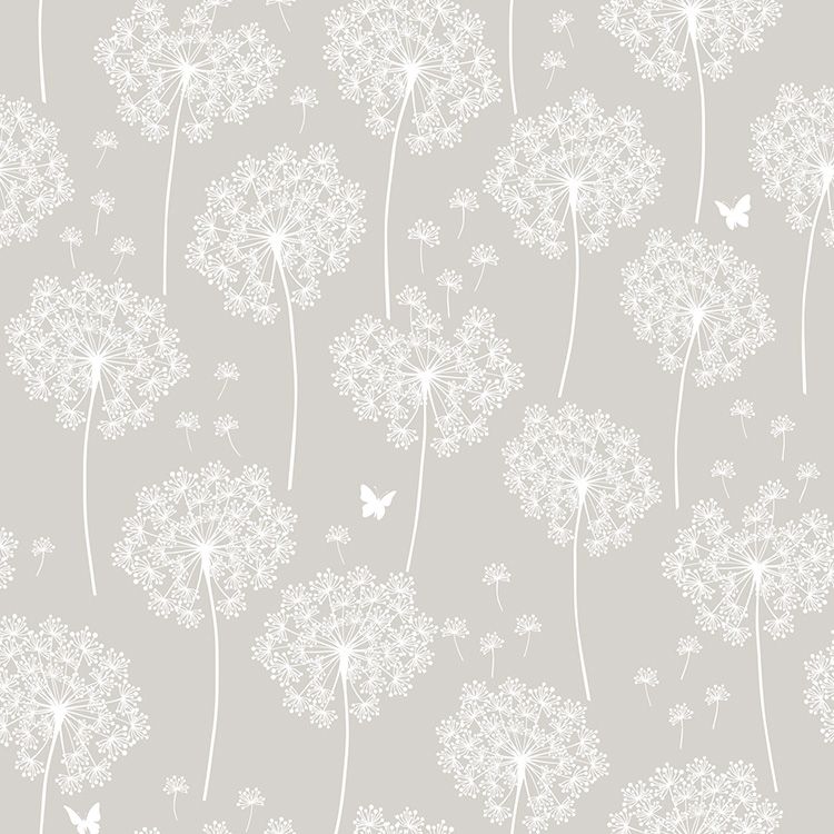 はがせる 壁紙 シール 「NU WALLPAPER」 Dandelion Taupe Peel And Stick Wallpaper / NU1651