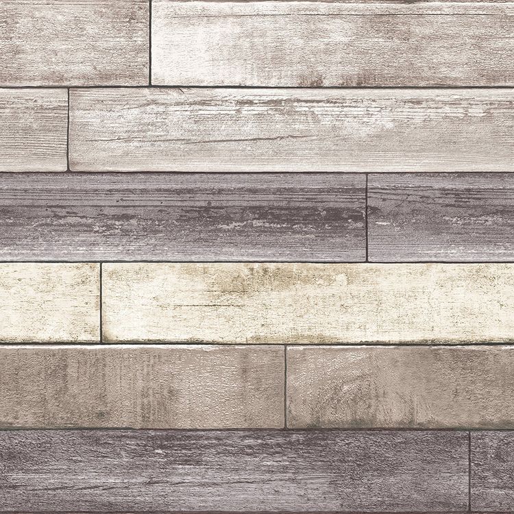 【サンプル】はがせる 壁紙 シール 「NU WALLPAPER」 Reclaimed Wood Plank Natural Peel and Stick  / NU1690(NU3130)