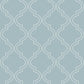 はがせる 壁紙 シール 「NU WALLPAPER」 Slate Blue Quatrefoil Peel And Stick Wallpaper / NU1826