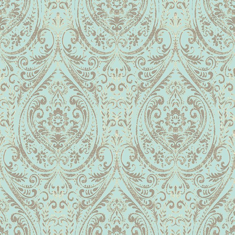 【サンプル】はがせる 壁紙 シール 「NU WALLPAPER」 Nomad Damask Peel and Stick WALLPAPER / NU2079