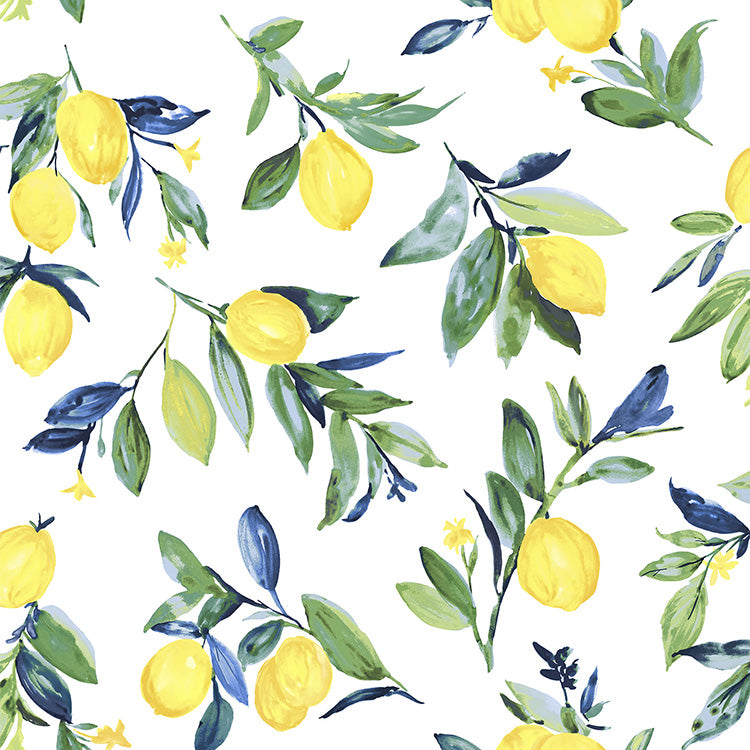 はがせる 壁紙 シール 「NU WALLPAPER」 Lemon Drop Yellow Peel and Stick Wallpaper / NUS3161