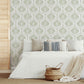 はがせる 壁紙 シール 「NU WALLPAPER」Green Primitive Leaves Peel and Stick Wallpaper / NUS3621