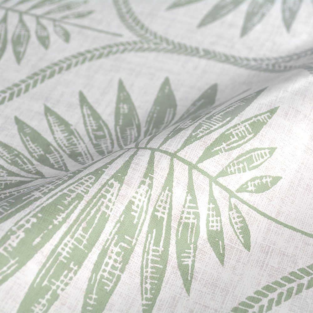 【サンプル】はがせる 壁紙 シール 「NU WALLPAPER」Green Primitive Leaves Peel and Stick Wallpaper / NUS3621