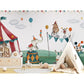 はがせるミューラル壁紙 のりなし Oliver Robins Crazy Circus W13342