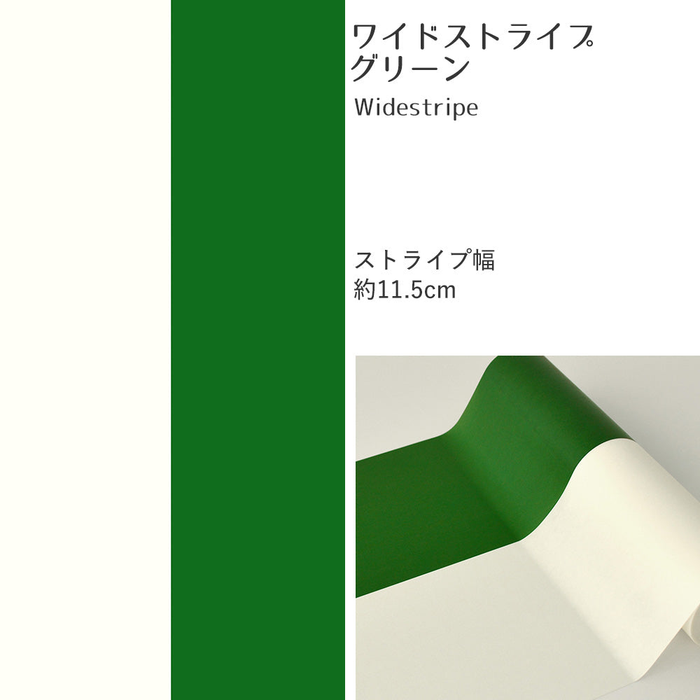 在庫限り【3本セット】EASY WALL TAPE ワイドストライプ/グリーン EWT43 イージーウォールテープ （幅23cm×6m）
