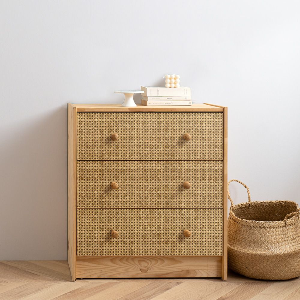 【3本セット】EASY WALL TAPE ラタン EWT04 イージーウォールテープ（幅23cm×6m）