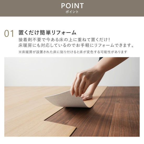 おすすめポイント 置くだけ簡単リフォーム