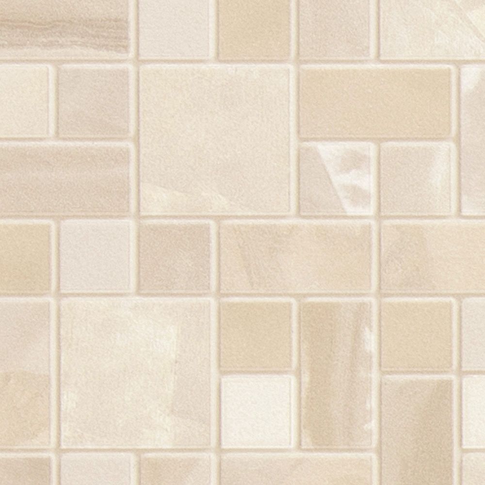 のりなし【50m巻】国産壁紙 クロス / サンゲツ / タイル柄 RE-55665 FE-76630