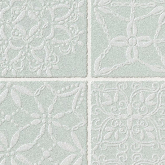 【サンプル】国産壁紙 クロス / サンゲツ / タイル柄 RE-55919 FE-76633