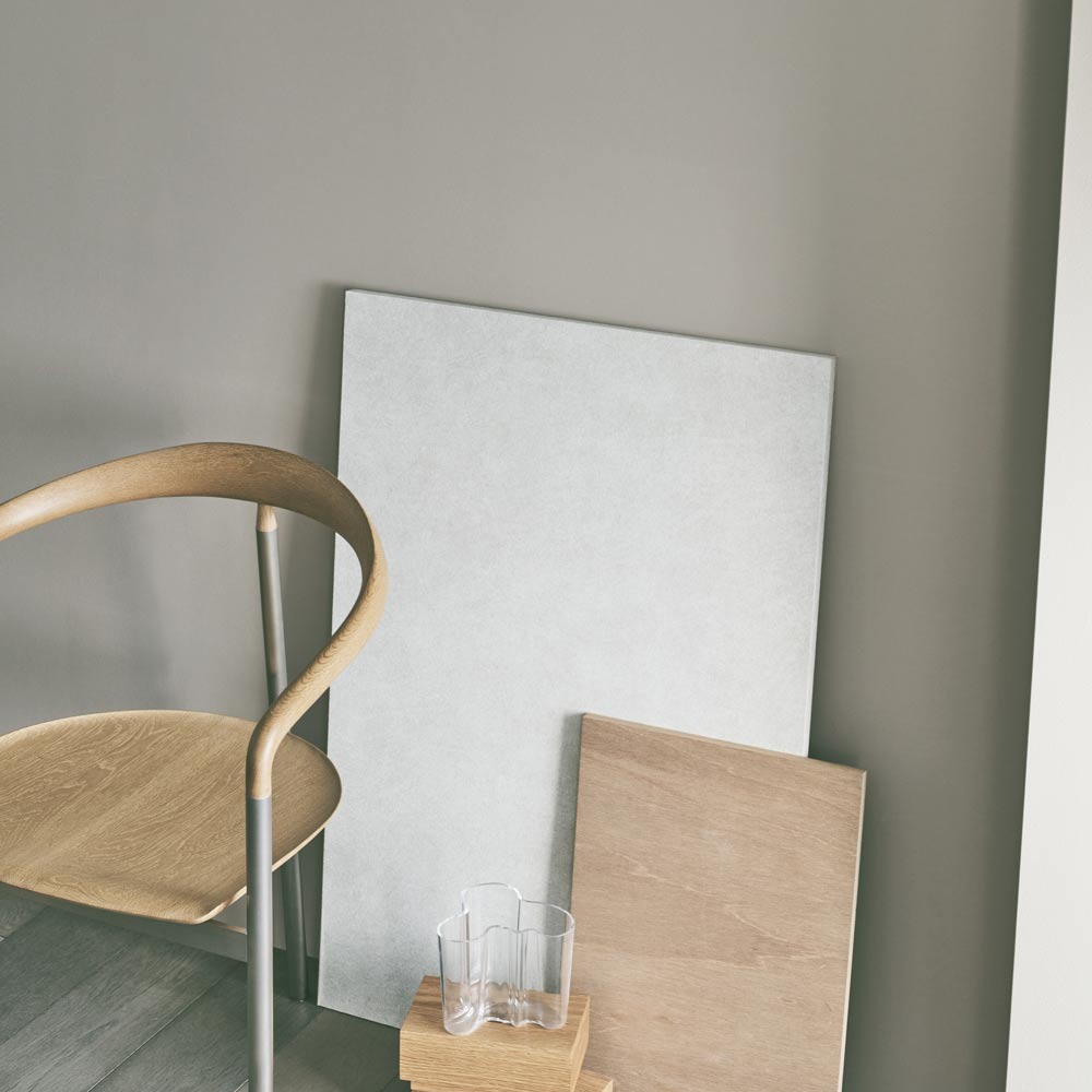 RF-3028 RH-9084 壁紙 のりなし クロス / ルノン / フレッシュ グレーの無地【サンプル】