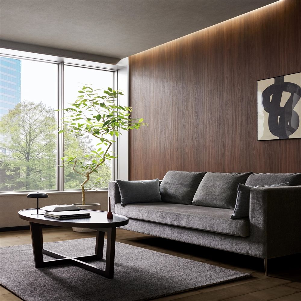 RF-3056 壁紙 のりなし クロス / ルノン / フレッシュ ダーク木目【サンプル】