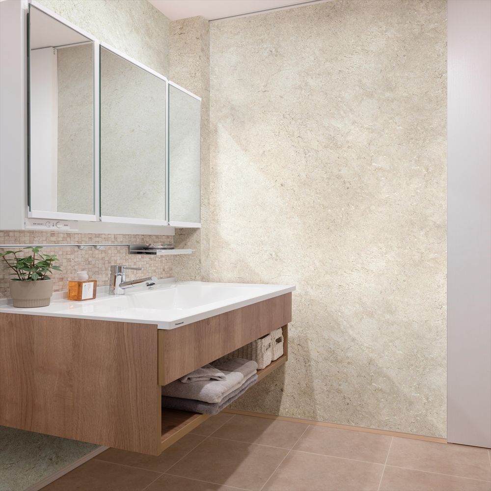 RF-3110 RH-9248 壁紙 のり付き クロス / ルノン / フレッシュ 石目柄【30m+施工道具セット】