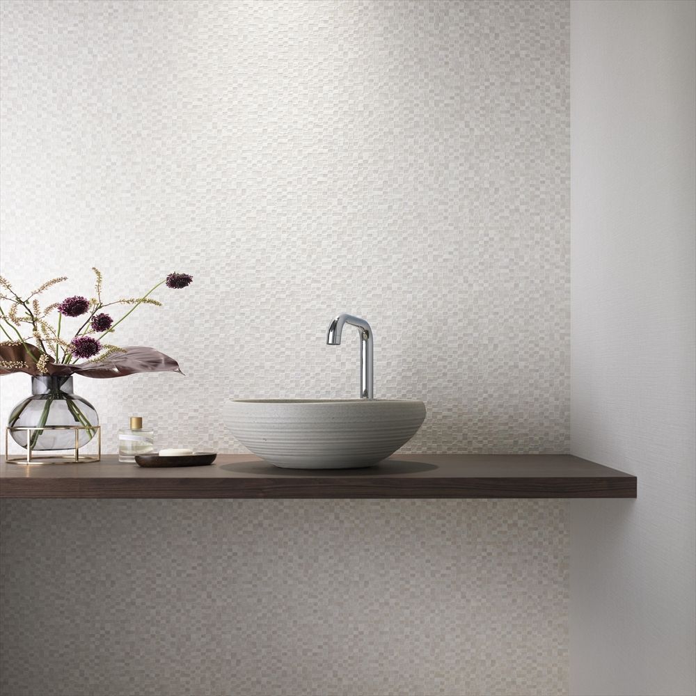 RF-3119 壁紙 のり付き クロス / ルノン / フレッシュ タイル柄【30mパック】