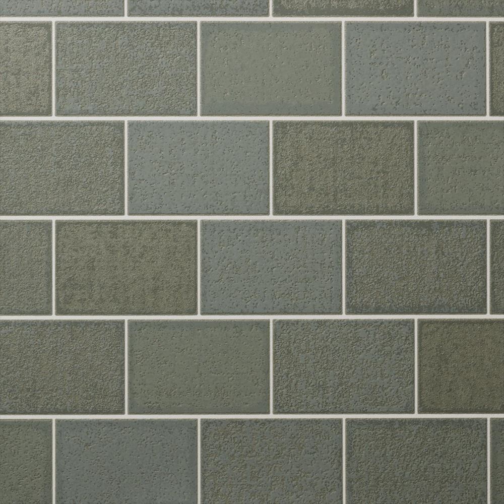 RF-3124 RH-9220 壁紙 のりなし クロス / ルノン / フレッシュ タイル柄【1m単位切り売り】